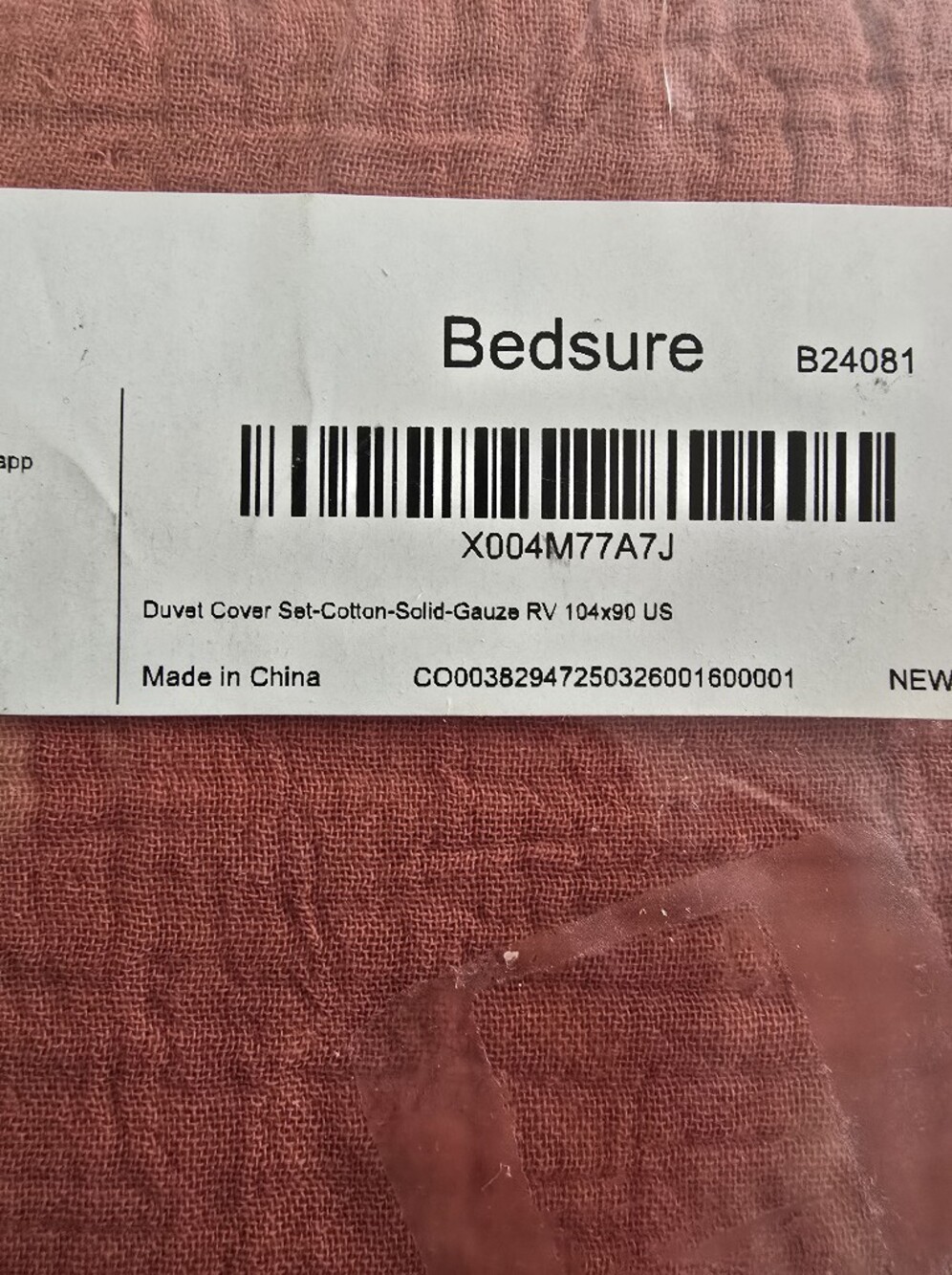 Bedsure 100% Muslin Cotton Duvet Cover King Size - Ultra-Soft Gauze Duvet Cover - Picture 8 of 8